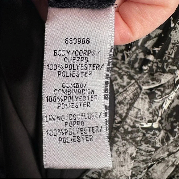 JS Collections Black Fit and Flare Tulle Corset Dress Size 8 - Picture 9 of 11